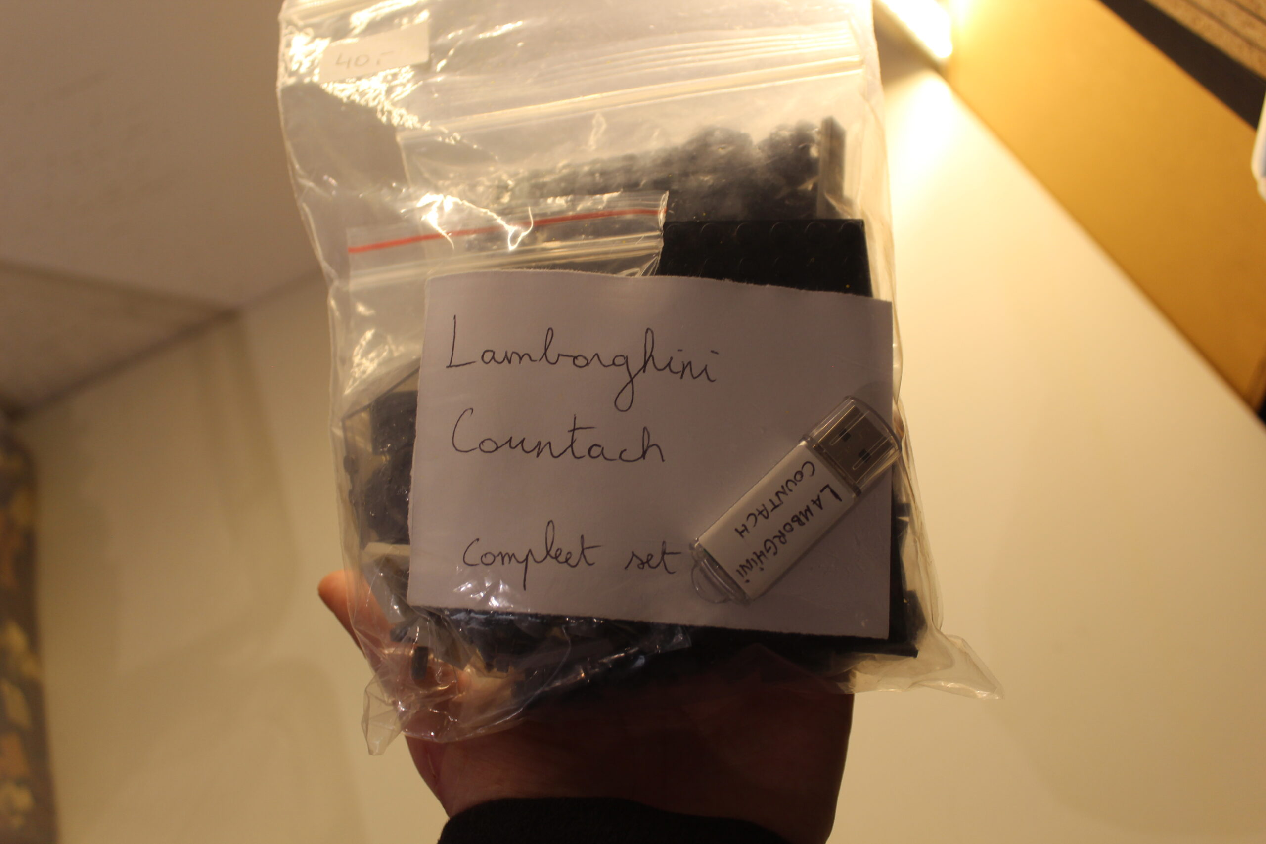 1973 Lamborghini Countach Lego bouwpakket